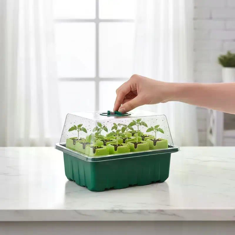 Propagation Tray Dome - ชุดถาดเพาะเมล็ดพร้อมโดมควบคุมความชื้น สำหรับเพาะต้นกล้าและขยายพันธุ์พืช