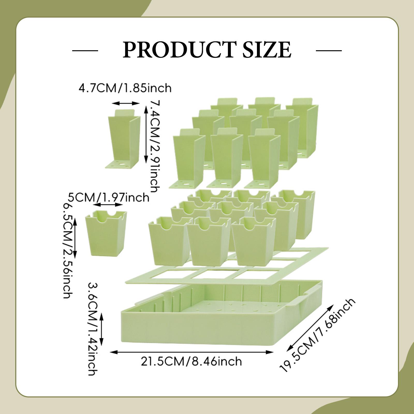 Propagation Tray Dome - ถาดเพาะต้นกล้าแบบใช้ซ้ำได้ ชุดอุปกรณ์เพาะชำขนาดเล็ก พร้อมโดมควบคุมความชื้น สำหรับการทำสวนในร่ม