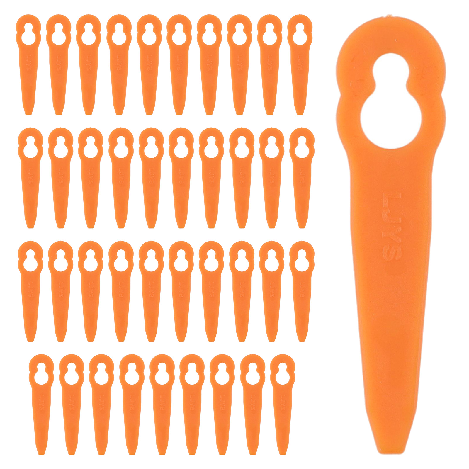40pcs พลาสติกเครื่องตัดหญ้าใบม - Gardening Tools High Quality บทวิจารณ์และราคา