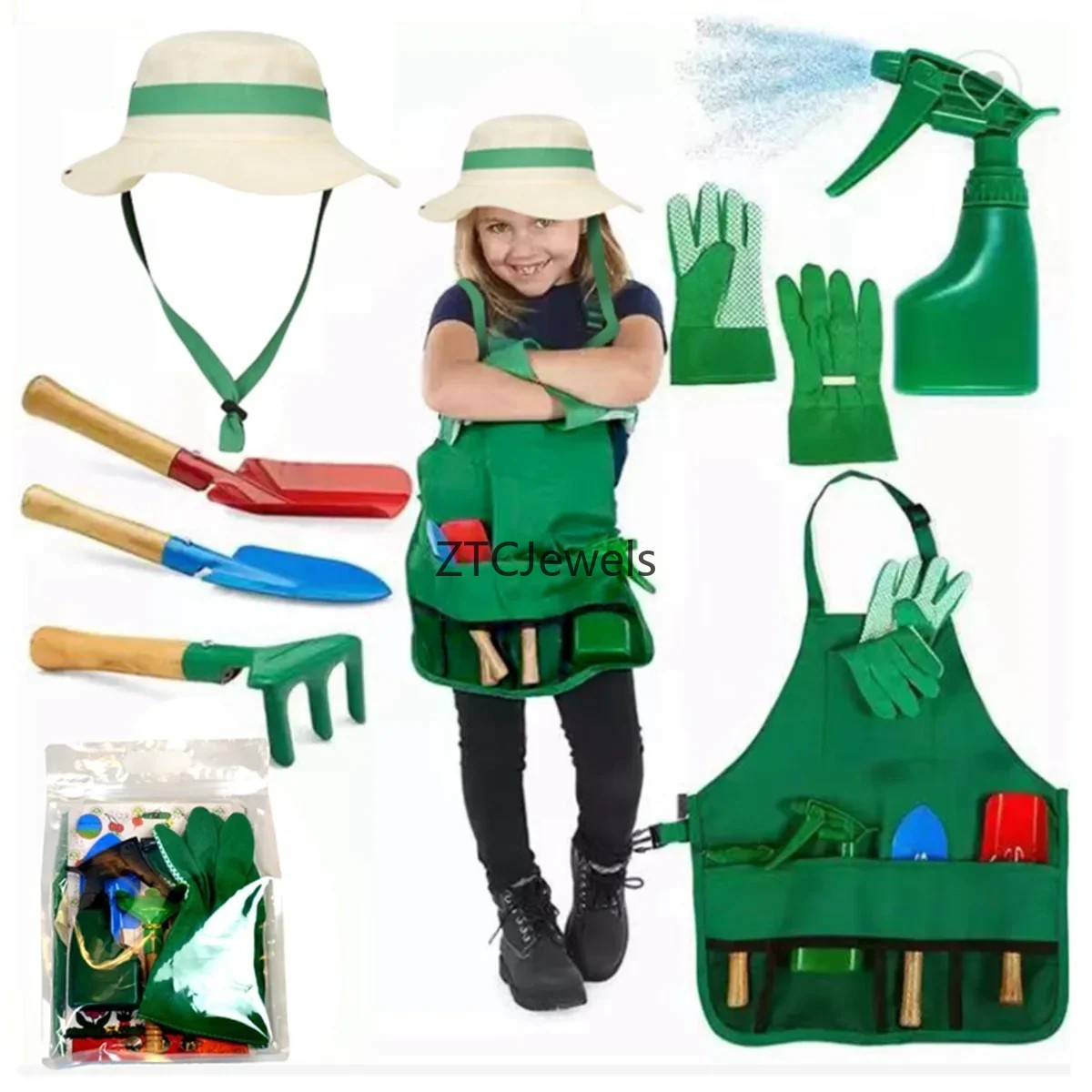 ชุดเครื่องมือทำสวนสำหรับเด็กพร - Gardening Tools Of บทวิจารณ์และราคา